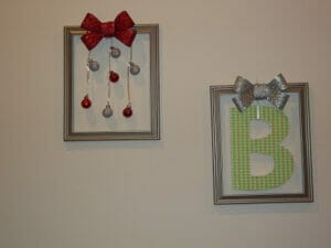 Christmas Wall Hangings : Inexpensive Holiday Decor- Mrs. Bishop