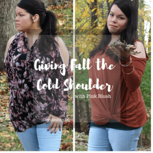 Give Fall the Cold Shoulder with Pink Blush- Mrs.Bishop