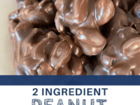 The Easiest 2 Ingredient Candy Recipe- Salted Caramel Peanut Clusters | Mrs. Bishop