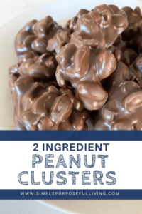 The Easiest 2 Ingredient Candy Recipe- Salted Caramel Peanut Clusters | Mrs. Bishop
