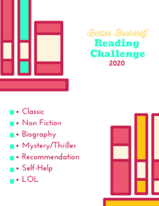 Besties Bookshelf 2020 Reading Challenge – Mrs. Bishop