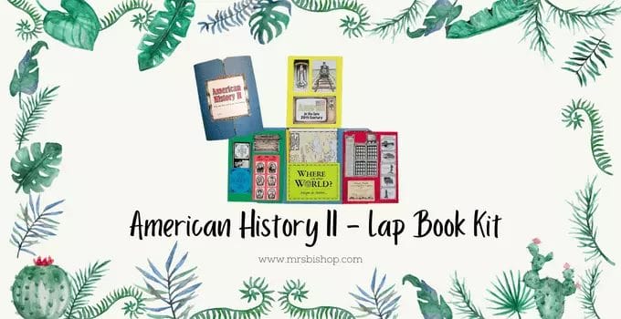 Hands on Learning for U.S. History with the American History I Lap Book Kit